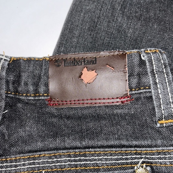 Timberland Boys Vintage Baggy straight leg Jens size 4T 6 pocket dark wash - Picture 3 of 8